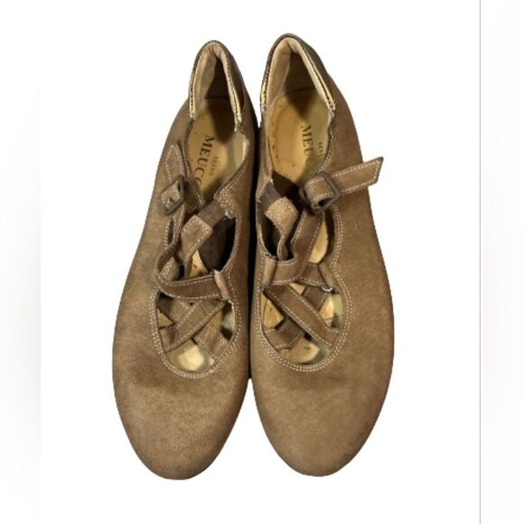 SESTO Meucci leather slip on STRAPPY ballet flats - Picture 2 of 10